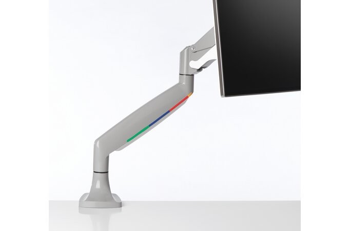 One-Touch Height Adjustable Dual Monitor Arm One-Touch Height Adjustable Dual Monitor Arm