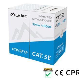 Cable FTP Cat.5E CU 305 m wire gray