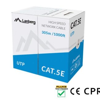 Cable UTP Cat.5E CU 305 m drut grey