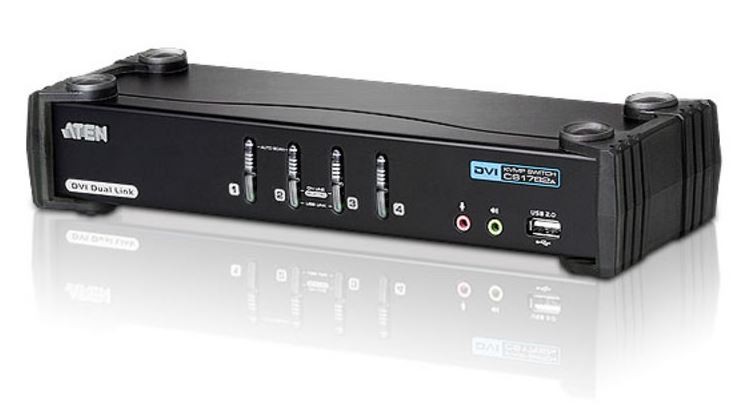 4-Port USB DVI Dual lin k/Audio KVMP CS1784A 4-Port USB DVI Dual lin k/Audio KVMP CS1784A
