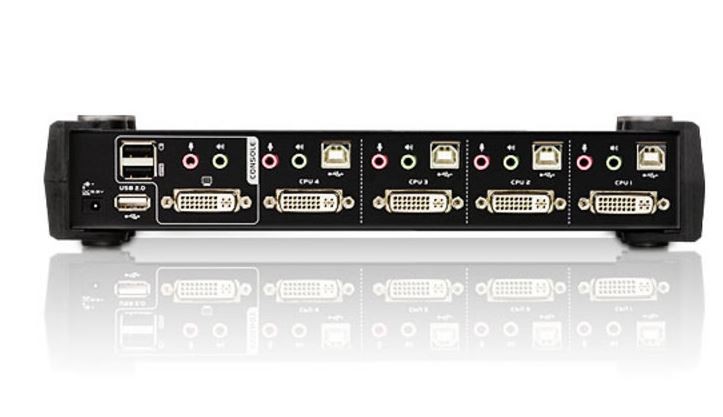 4-Port USB DVI Dual lin k/Audio KVMP CS1784A 4-Port USB DVI Dual lin k/Audio KVMP CS1784A