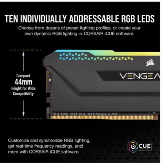 DDR4 Vengeance RGB PRO SL 32GB/3200 (4*8GB) BLACK CL16