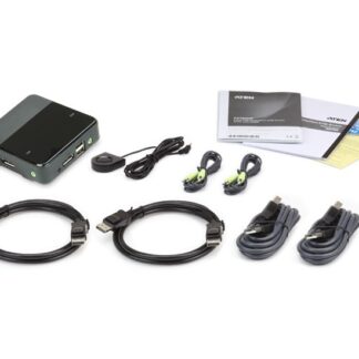 2-Port USB 4K DP/Audio KVM Switch