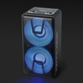 System audio PLL FM USB/SD/BT 2xKaraoke FULL LED PartyBox