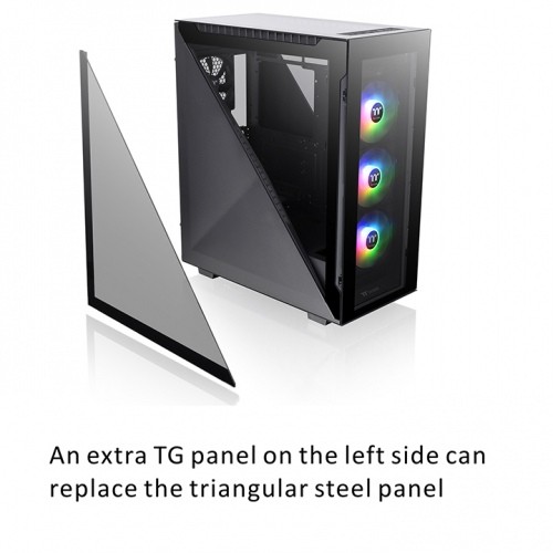 Thermaltake Divider 500 ARGB Tempered Glass Bla Thermaltake Divider 500 ARGB Tempered Glass Bla