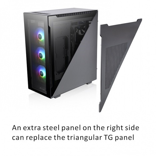 Thermaltake Divider 500 ARGB Tempered Glass Bla Thermaltake Divider 500 ARGB Tempered Glass Bla