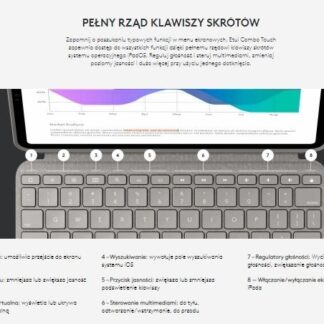 Logitech Combo Touch US iPad Pro 12,9'' 5th Gre
