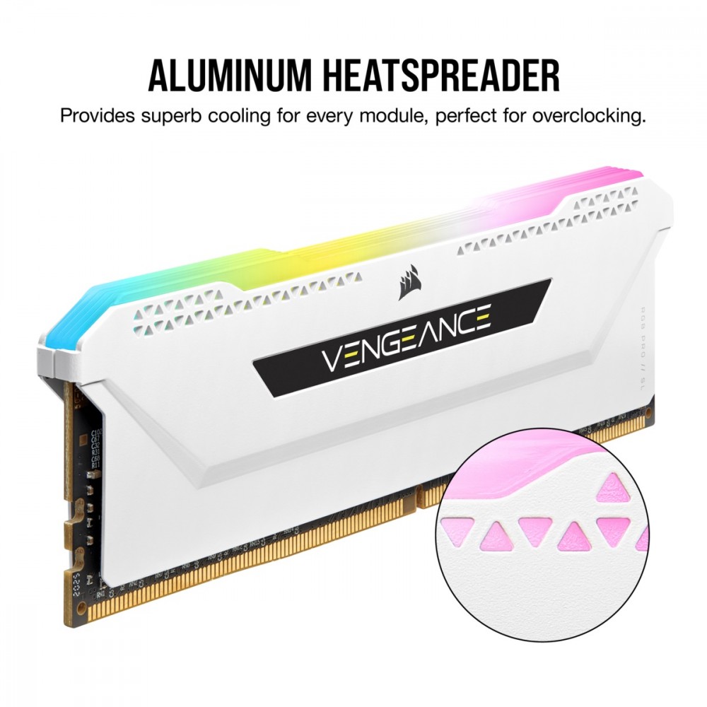 Memory DDR4 Vengeance RGB PRO SL 32GB/3200(2*16GB) White Memory DDR4 Vengeance RGB PRO SL 32GB/3200(2*16GB) White