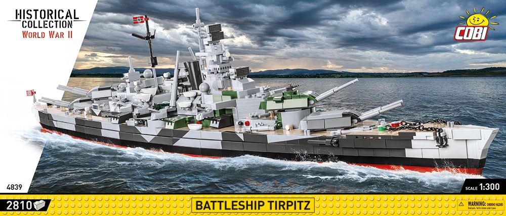 Blocks Historical Collection Battleship Tirpitz 2810 elements Blocks Historical Collection Battleship Tirpitz 2810 elements