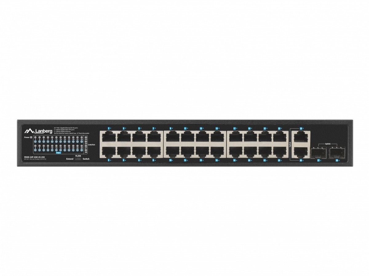 Switch 24x1GB POE+ 2xGB RSGE-24P-2GE-2S-25 Switch 24x1GB POE+ 2xGB RSGE-24P-2GE-2S-25