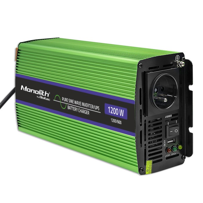 Pure Sine Wave Inverter Monolith, 600W, 1200W Pure Sine Wave Inverter Monolith, 600W, 1200W