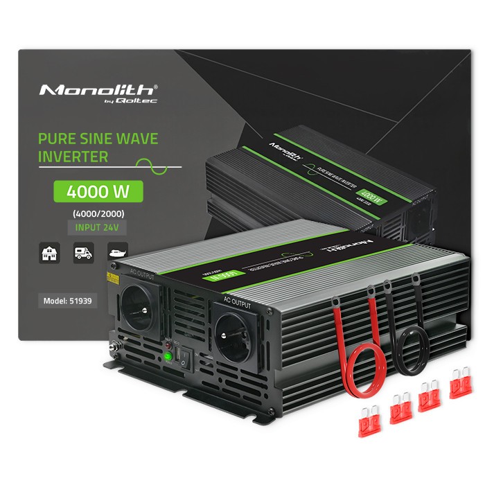 Pure Sine Wave Inverter Monolith, 2000W, 4000W Pure Sine Wave Inverter Monolith, 2000W, 4000W