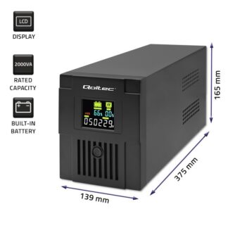 Uninterruptible power supply, 2000VA, 1200W
