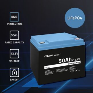 LiFePO4 battery 12.8V, 50Ah, 640Wh, BMS LiFePO4 battery 12.8V, 50Ah, 640Wh, BMS