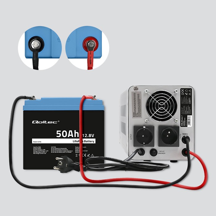 LiFePO4 battery 12.8V, 50Ah, 640Wh, BMS LiFePO4 battery 12.8V, 50Ah, 640Wh, BMS