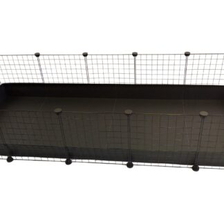 C&C modular cage 5x2 pig rabbit hedgehog black 180 x 75 x 37 cm C&C modular cage 5x2 pig rabbit hedgehog black 180 x 75 x 37 cm