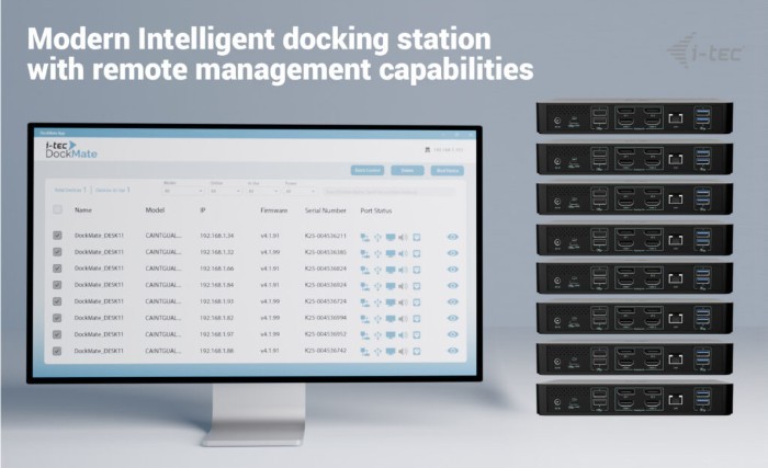 Universal Intelligent Dual Display Docking Station Power Delivery 100W Universal Intelligent Dual Display Docking Station Power Delivery 100W