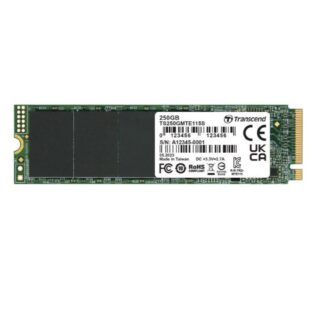 TS250GMTE115S - SSD M.2 2280 da 250GB, PCIe Gen3x4, NVMe, TLC, senza DRAM (TS250GMTE115S)