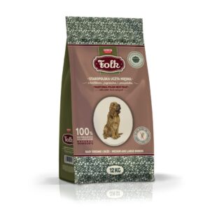 FOLK Medium and large breeds Traditional polish meat feast with rabbit  lamb and quail - dry dog food - 12kg