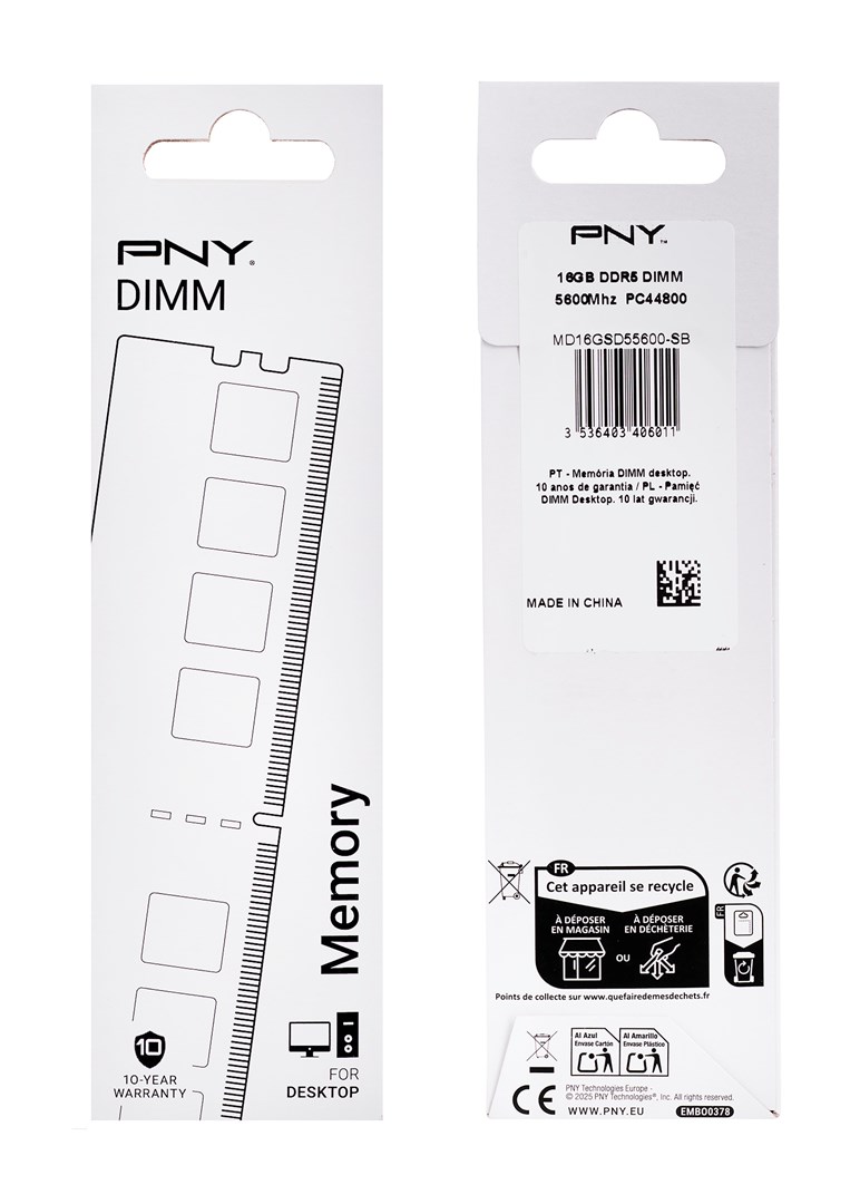 PamiÄÄ PNY Performance DDR5 16GB 5600MHz CL40 PamiÄÄ PNY Performance DDR5 16GB 5600MHz CL40