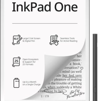 PocketBook InkPad One 1030 10.3  E-ink Mobius 32GB Wi-Fi E-reader â Matte Black
