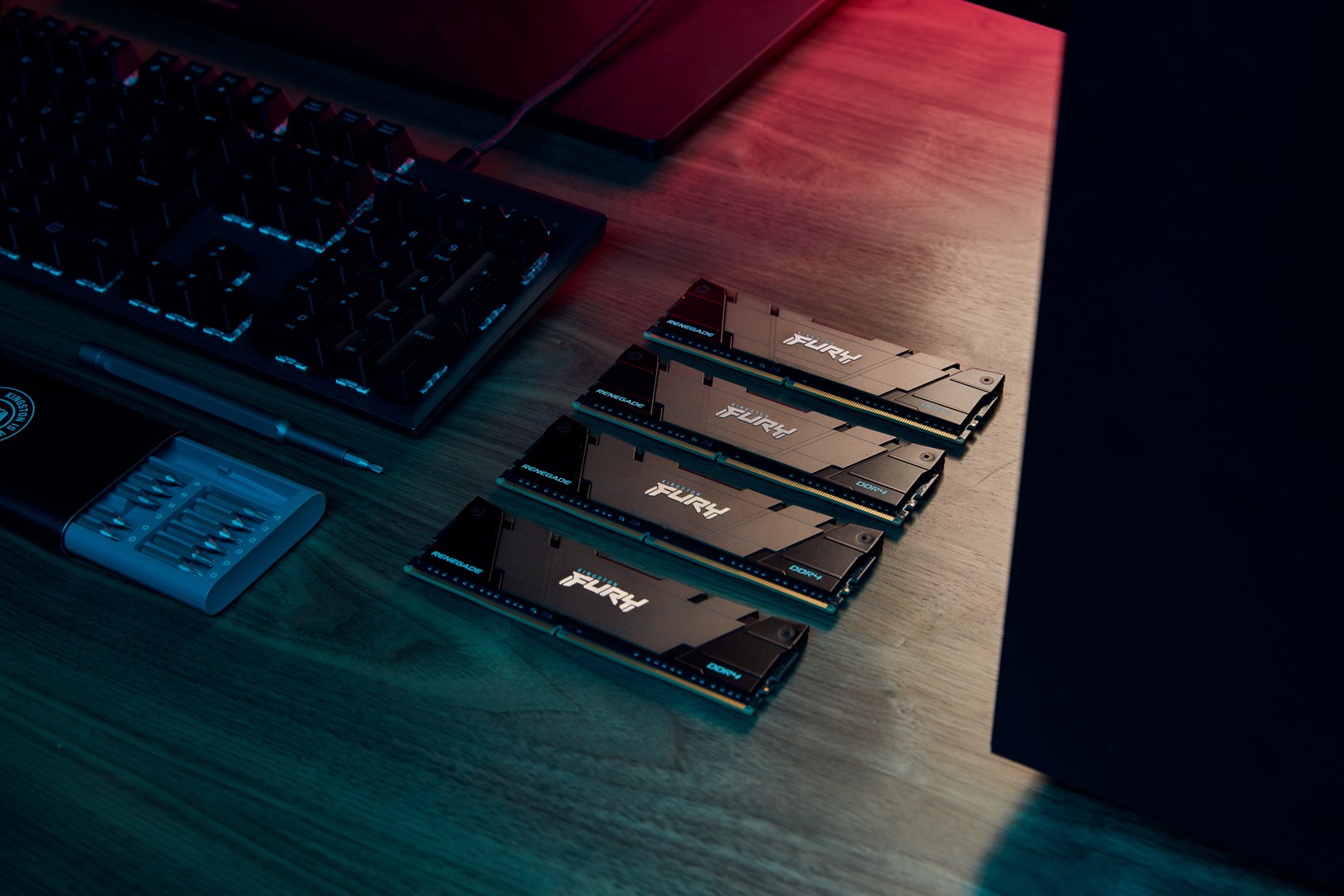 Kingston Technology FURY 8GB 3200MT/s DDR4 CL16 DIMM Renegade Black Kingston Technology FURY 8GB 3200MT/s DDR4 CL16 DIMM Renegade Black