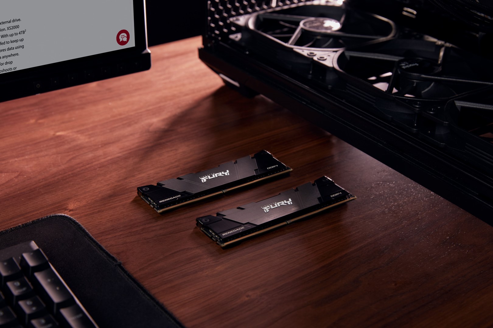 Kingston Technology FURY 8GB 3200MT/s DDR4 CL16 DIMM Renegade Black Kingston Technology FURY 8GB 3200MT/s DDR4 CL16 DIMM Renegade Black