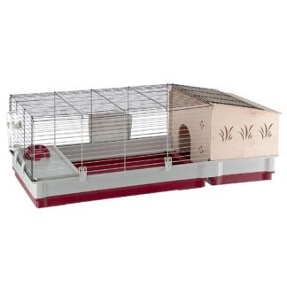 C&C modular cage one-storey 3x2 + Loft 2x1 + Silver ramp