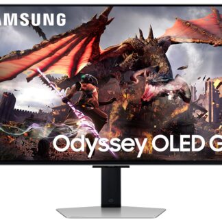 Samsung G80SD computer monitor 81.3 cm (32 ) 3840 x 2160 pixels 4K Ultra HD OLED Silver