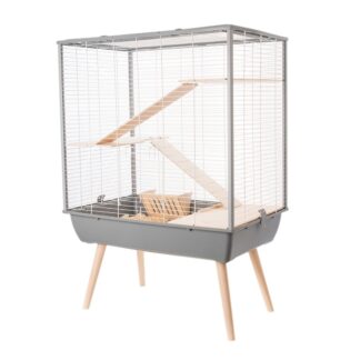 Zolux Cage Neo Cozy Large Rodents H80 grey color Zolux Cage Neo Cozy Large Rodents H80 grey color