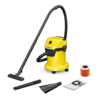 Universal hoover KARCHER WD 3 V-17/4/35 + nozzles 17 l 1000 W (1.628-124.0) Black  Yellow