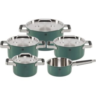 Zwilling Pure Cookware Set 5-piece 18/10 green