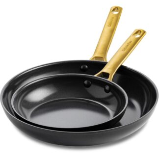 Σετ Τηγάνια GreenPan Padova Reserve 2τμχ 20+26cm Μαύρο