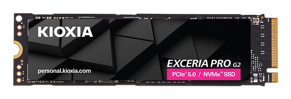 Kioxia Exceria PRO G2 2 TB M.2 PCI Express 5.0 NVMe BiCS FLASH TLC Kioxia Exceria PRO G2 2 TB M.2 PCI Express 5.0 NVMe BiCS FLASH TLC