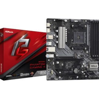 Asrock B550M Phantom Gaming 4 Socket AM4 micro ATX AMD  B550