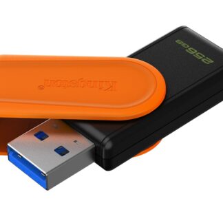 Kingston Technology DataTraveler 256GB Portable USB 3.2 Gen 1 Exodia S (Black/Orange)