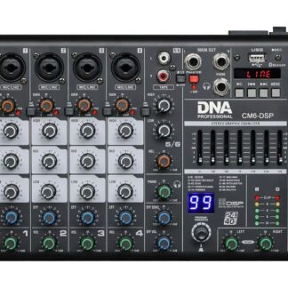 CM6-DSP - Mikser audio z USB  MP3  Bluetooth  Phantom