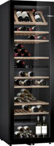 Bosch Serie 6 KWK36ABGA wine cooler Compressor wine cooler Freestanding Black 199 bottle(s)