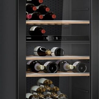 Bosch Serie 6 KWK36ABGA wine cooler Compressor wine cooler Freestanding Black 199 bottle(s)