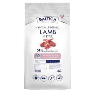 BALTICA Nutraceutic Hypoallergenic Lamb & Rice M - dry dog food - 12kg