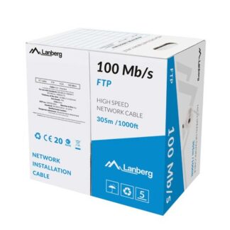 Techly ITP9-FLU-0305 networking cable Grey 305 m Cat6 U/UTP (UTP)