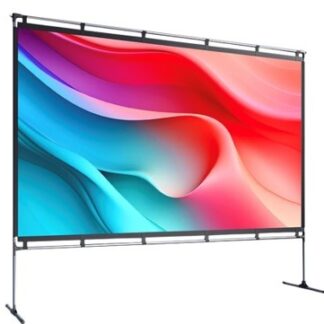 Portable screen for 100" projectors