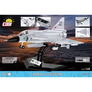 Blocks Saab AJ 37 Viggen 881 elements