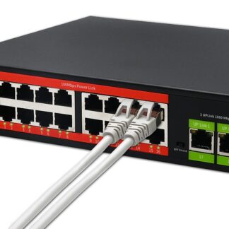 Gigabit Ethernet SWITCH PoE 16xRJ45 2xSFP