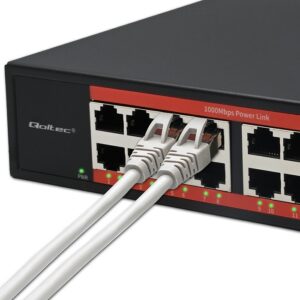 Gigabit Ethernet SWITCH PoE 16xRJ45 2xSFP