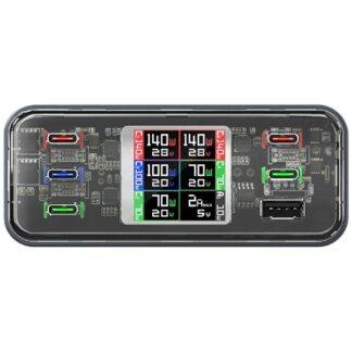 Charging station 360W 5xUSB-C + 1xUSB-A GaN