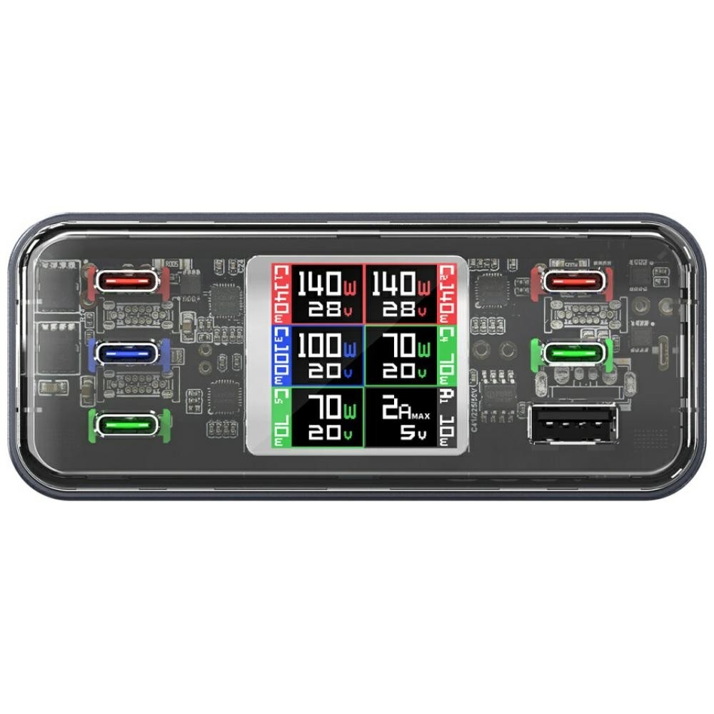 Charging station 360W 5xUSB-C + 1xUSB-A GaN Charging station 360W 5xUSB-C + 1xUSB-A GaN