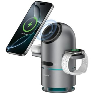 Docking charge station ChargeBot Sound Qi2 gre