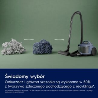 Bagless vacuum cleaner Line 600 EL61H4SW