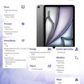 iPad Air 11 inches WiFi + Cellular 256GB Blue